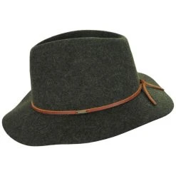 Wesley Wool Felt Floppy Fedora Hat - Moss -Bailey Hat Shop 419636