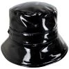 Eliane Rollable Vegan Patent Leather Bucket Hat -Bailey Hat Shop 420761
