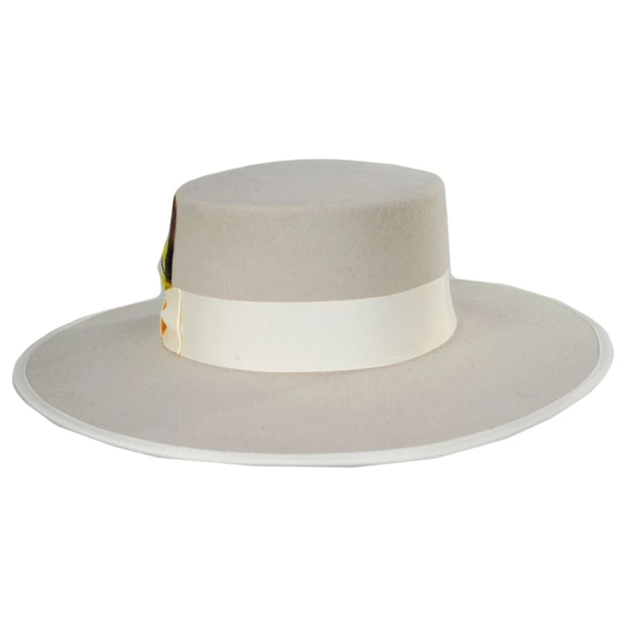 Eve Wool Felt Bolero Hat 3 Eve Wool Felt Bolero Hat