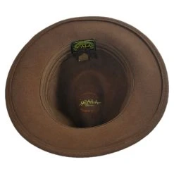 Scala Traveler Wool Felt Safari Fedora Hat -Bailey Hat Shop 424700