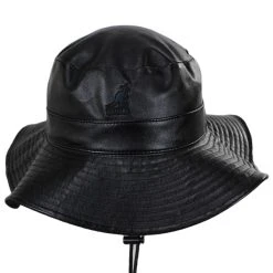 Kangol Reversible Faux Leather Bucket Hat