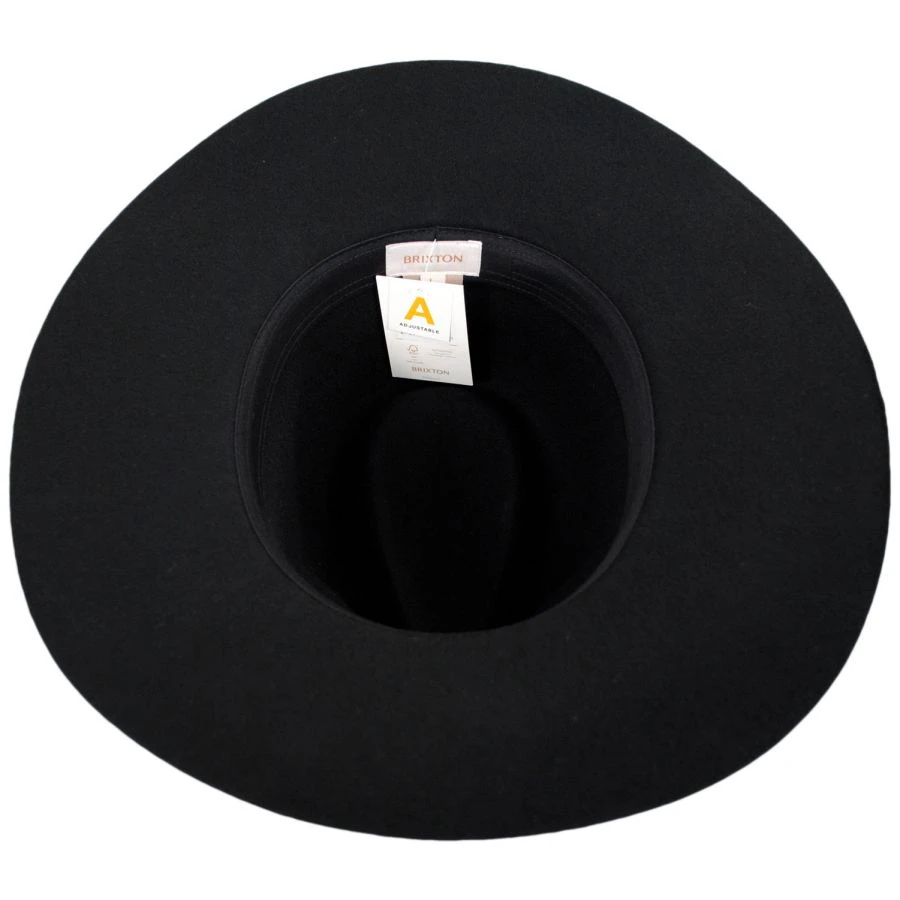 Hailey Wool Felt Fedora Hat 5 Hailey Wool Felt Fedora Hat - Image 3