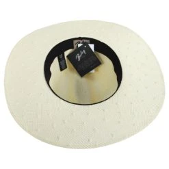 Bailey Imlay Knotted Shantung Straw Fedora Hat -Bailey Hat Shop 428592