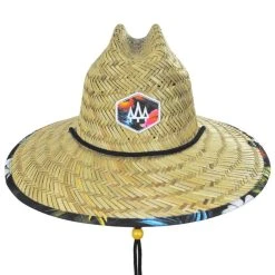 Youth Koa Straw Lifeguard Hat