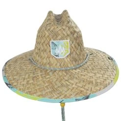 Skipper Straw Lifeguard Hat