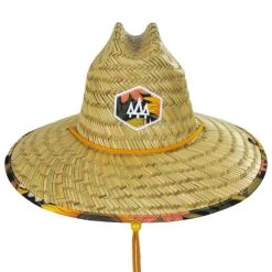 Woodstock Straw Lifeguard Hat
