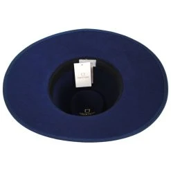 Jo Wool Felt Rancher Fedora Hat - Navy Wash -Bailey Hat Shop 430103