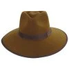 Jo Wool Felt Rancher Fedora Hat - Chestnut -Bailey Hat Shop 430145