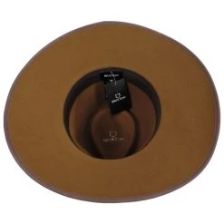 Jo Wool Felt Rancher Fedora Hat - Chestnut -Bailey Hat Shop 430151