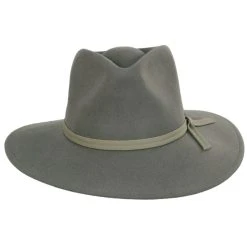 Joanna Packable Wool Felt Fedora Hat - Taupe