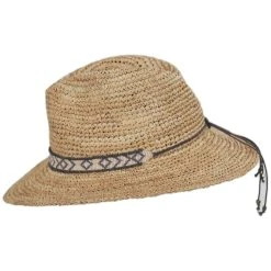 Hailey Crochet Raffia Straw Fedora Hat -Bailey Hat Shop 430533