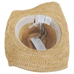 Mazatlan Crochet Raffia Straw Western Hat -Bailey Hat Shop 430551