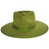 Wool Felt Rancher Fedora Hat - Light Green -Bailey Hat Shop 431565