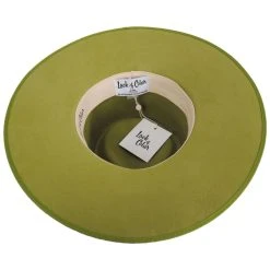Wool Felt Rancher Fedora Hat - Light Green -Bailey Hat Shop 431571