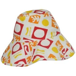 Holiday Retro Cotton Bucket Hat - White/Red -Bailey Hat Shop 431718