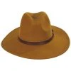 Field Proper Wool Felt Fedora Hat - Chestnut -Bailey Hat Shop 432960