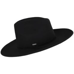 Alternative view of Sedona Reserve Wool Felt Cowboy Hat - Black
