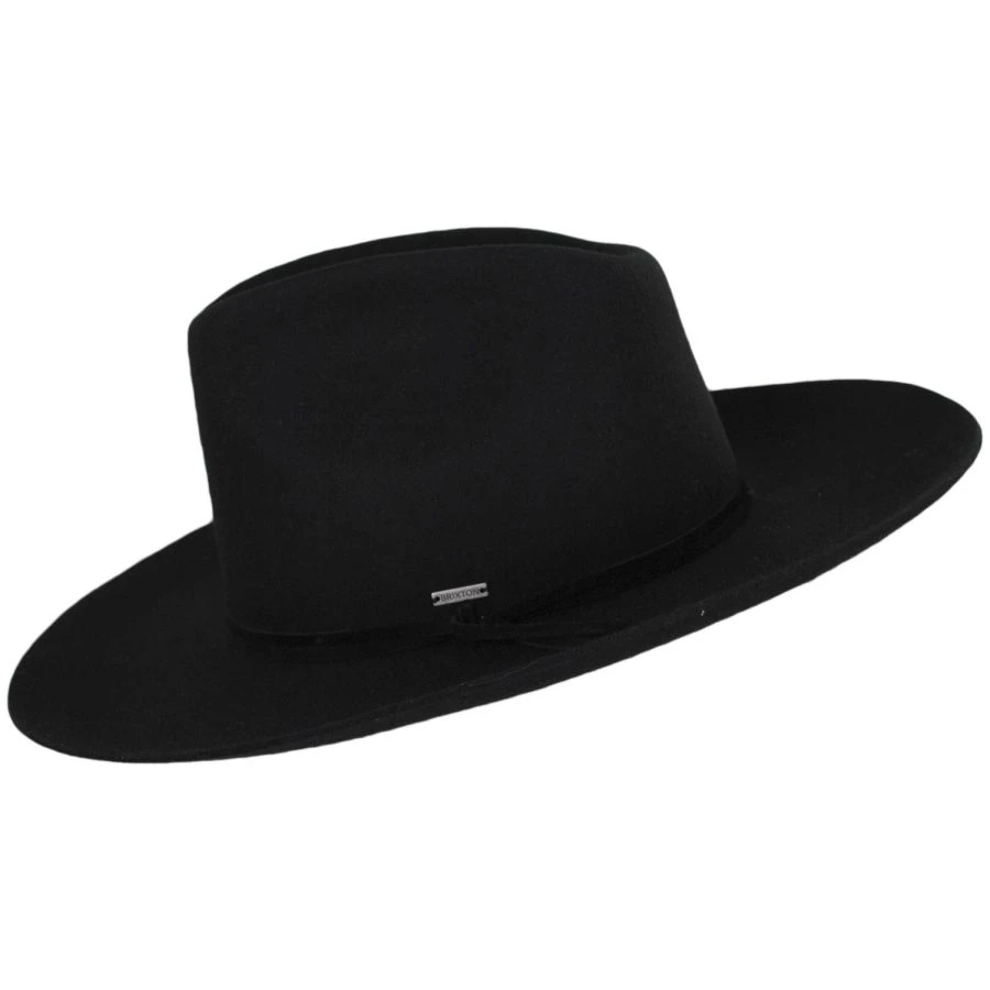 Sedona Reserve Wool Felt Cowboy Hat - Black 4 Sedona Reserve Wool Felt Cowboy Hat - Black - Image 2