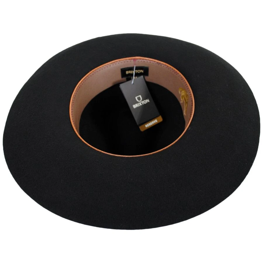Sedona Reserve Wool Felt Cowboy Hat - Black 5 Sedona Reserve Wool Felt Cowboy Hat - Black - Image 3