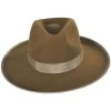 Reno Wool Felt Fedora Hat - Bronze