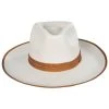 Reno Wool Felt Fedora Hat - Off White -Bailey Hat Shop 433340