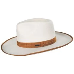 Reno Wool Felt Fedora Hat - Off White -Bailey Hat Shop 433343