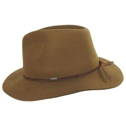 Wesley Wool Felt Floppy Fedora Hat - Bronze -Bailey Hat Shop 433688