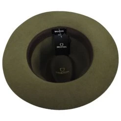 Wesley Wool Felt Floppy Fedora Hat - Army Green -Bailey Hat Shop 433766