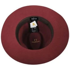 Wesley Wool Felt Floppy Fedora Hat - Brick -Bailey Hat Shop 433841