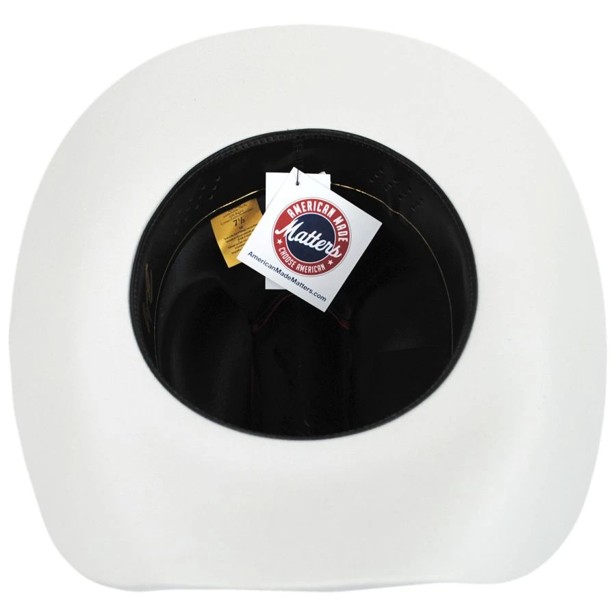 Bailey Lightning Wool And Angora Felt Cowboy Hat - White 5 Bailey Lightning Wool And Angora Felt Cowboy Hat - White - Image 3
