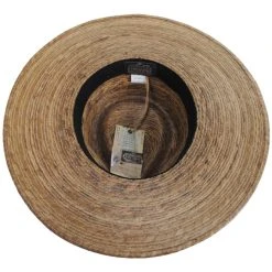 Vintage Couture Juliana Palm Straw Rancher Fedora Hat -Bailey Hat Shop 434999