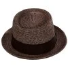 Bailey Waits Sewn Braid Straw Pork Pie Hat