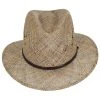 Stetson Creston Seagrass Straw Safari Fedora Hat 2 Stetson Creston Seagrass Straw Safari Fedora Hat -Bailey Hat Shop 438287