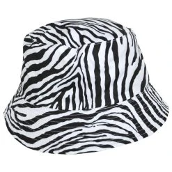 Zebra Reversible Bucket Hat
