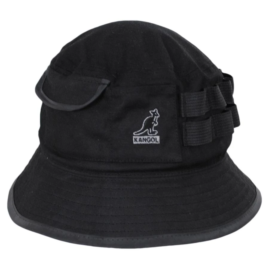 Kangol Utility Waxed Cotton Bucket Hat 3 Kangol Utility Waxed Cotton Bucket Hat