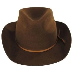 Duke Wool Felt Cowboy Hat - Coffee