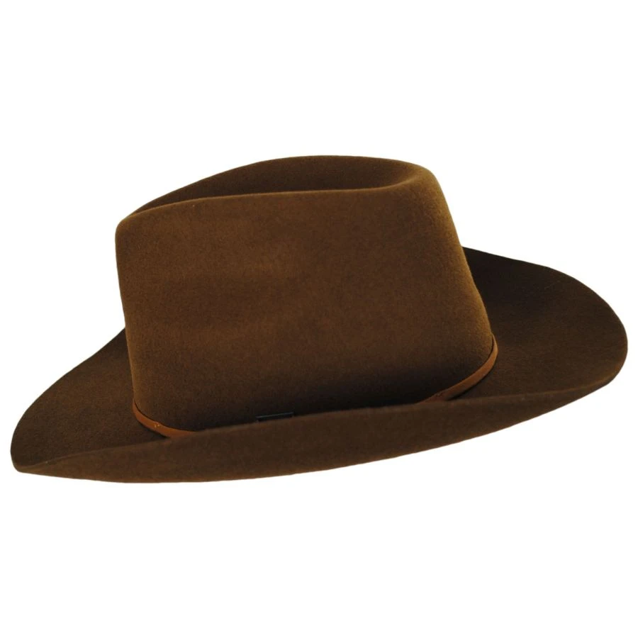 Duke Wool Felt Cowboy Hat - Coffee 4 Duke Wool Felt Cowboy Hat - Coffee - Image 2