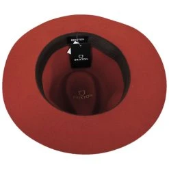 Wesley Packable Wool Felt Fedora Hat - Orange 7 Wesley Packable Wool Felt Fedora Hat - Orange -Bailey Hat Shop 441563