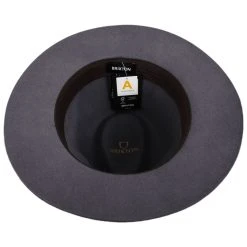 Wesley Wool Felt Floppy Fedora Hat - Dark Gray -Bailey Hat Shop 441608