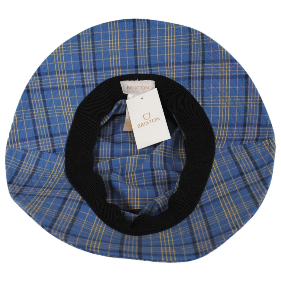 Petra Packable Cotton Blend Plaid Bucket Hat 5 Petra Packable Cotton Blend Plaid Bucket Hat - Image 3