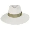 Joanna Wool Felt Fedora Hat - Ivory/Tan
