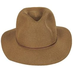 Wesley Braided Toyo Straw Fedora Hat - Copper