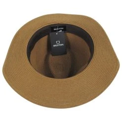 Wesley Braided Toyo Straw Fedora Hat - Copper -Bailey Hat Shop 443789