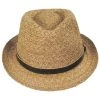 Tommy Bahama Bemaraha Raffia Straw Stingy Brim Fedora Hat -Bailey Hat Shop 443991