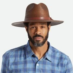 Field Proper Palm Straw Fedora Hat