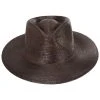 Marcos Palm Straw Fedora Hat - Dark Brown -Bailey Hat Shop 444576