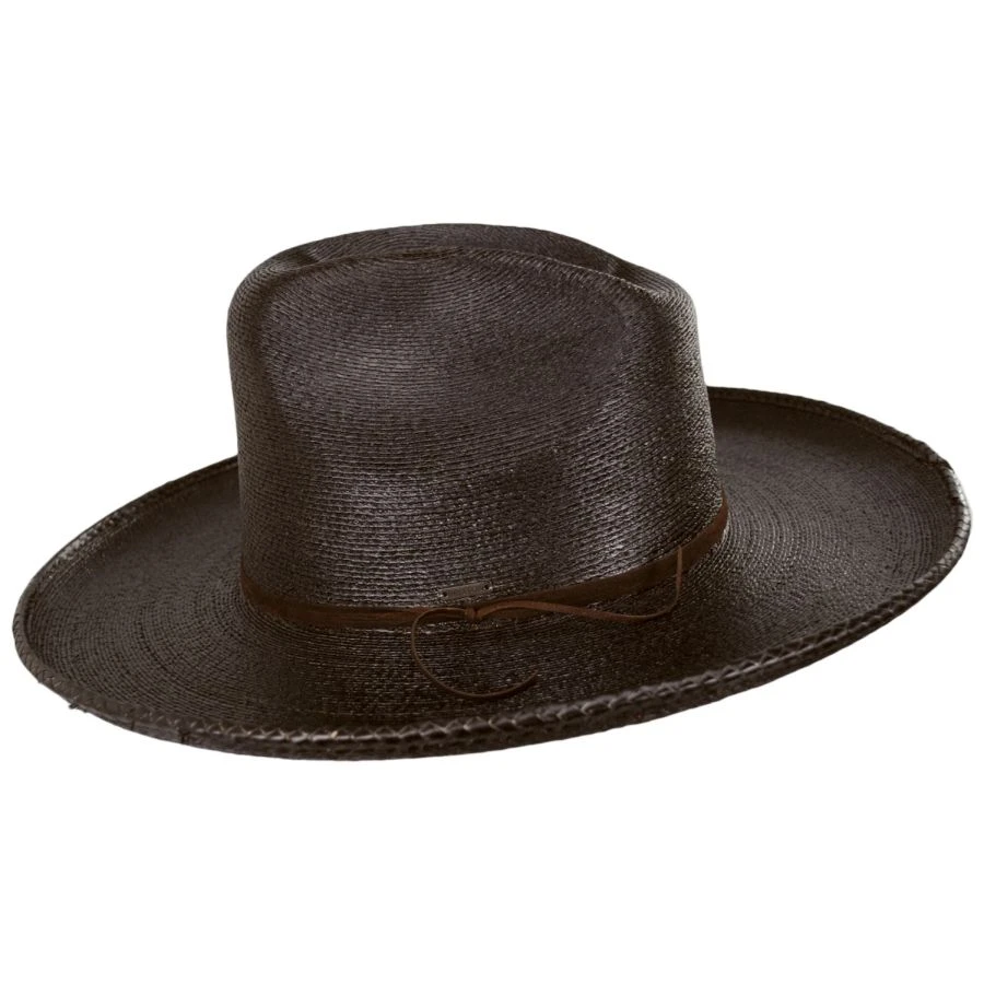 Sedona Reserve Palm Straw Cowboy Hat - Dark Brown 4 Sedona Reserve Palm Straw Cowboy Hat - Dark Brown - Image 2