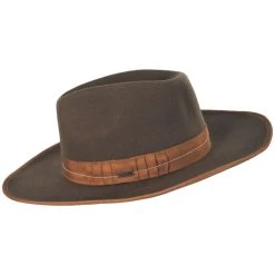 Reno Wool Felt Fedora Hat -Bailey Hat Shop 446135
