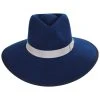 Jo Wool Felt Rancher Fedora Hat - Ocean Blue -Bailey Hat Shop 446832