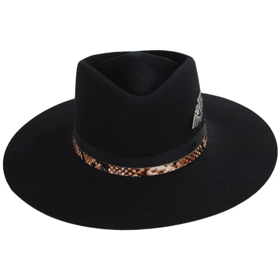 RENEGADE Ember Wool Felt Cross Crown Rancher Hat 3 RENEGADE Ember Wool Felt Cross Crown Rancher Hat